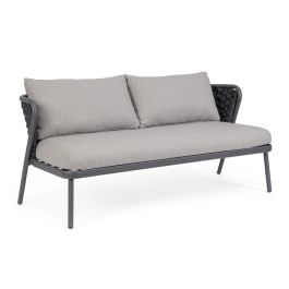 HARLOW QS22/ГРАФИТ ДИВАН 2 МЕСТА С ВЪЗГЛ. 