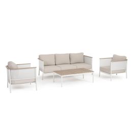 ULISES VAPOR SOFA SET4 YK15 W-CUSH