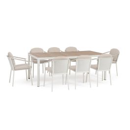 ULISES VAPOR SET TABLE+8CHAIRS YK15