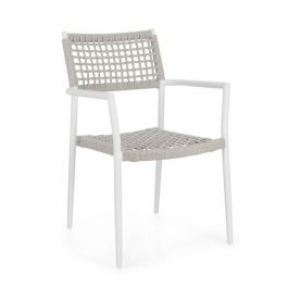 CALETA WHITE JA61 CHAIR W-ARMREST