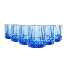 BORMIOLI ROCCO ЧАШИ AMERICA'20S 300ML 6БР СИНИ