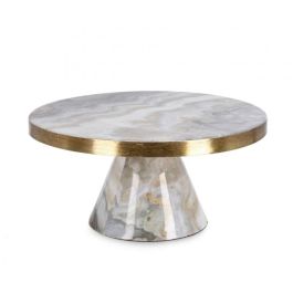 MARSHA WHI GRE GOL DECORATIV UPSTAND D30