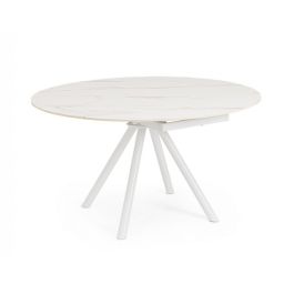 RAUNI EXT TABLE D87/135 WHITE/WHITE