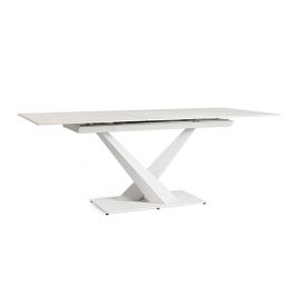 JOHANNES WHITE EXT TABLE 160-200X90