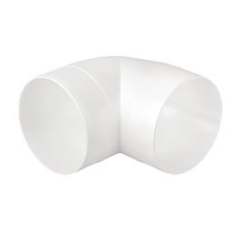 EL02-471 PVC КОЛЯНО 90° ЗА ВЪЗДУХОВОД Ф125ММ