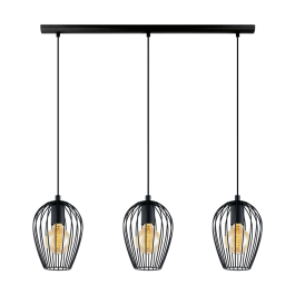 ADRIA PENDANT 3XE27 BLACK