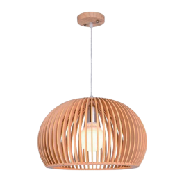 BAMBOO PENDANT 1xE27 WOOD