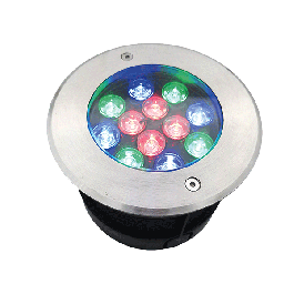 LED underwater pool light for recessed mounting with remote control 12 power
