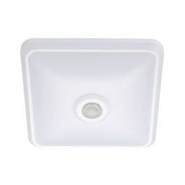 ST76FBE LED ПЛАФОН С PIR СЕНЗОР 360° 16W БЯЛ+AB