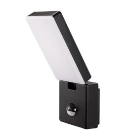ST56B LED LAMP WITH SENSOR 140° 15W IP65 BLACK