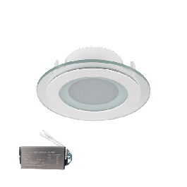 LED ПАНЕЛ КРЪГЪЛ СЪС СТЪКЛО 18W 2700K+ АВ