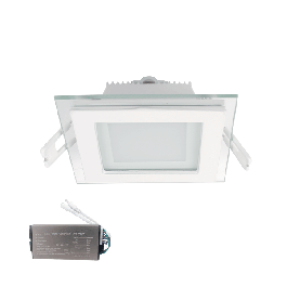 LED ПАНЕЛ КВАДРАТ СЪС СТЪКЛО 18W 2700K+ АВ