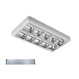 LENA ОСВ. С LED ТРЪБИ T8 STELLAR 2X9W 6200K OM+АВ