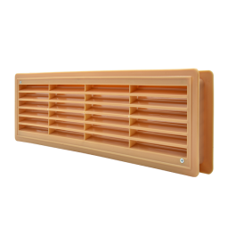 EL02-130 ВЕНТ.РЕШЕТКА ЗА ВРАТА 115X430MM, БЕЖОВ