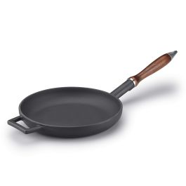 AGNELLI ЧУГУНЕН ТИГАН SLOW-COOK 28CM ЧЕРЕН МАТ