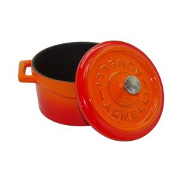 AGNELLI ЧУГУНЕНА ТЕНДЖЕРА SLOW-COOK 24CM 4,5L ОРАН