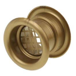 EL02-118 РЕШЕТКА ЗА ВРАТА Ф35-40MM, 6БР. ЗЛАТО