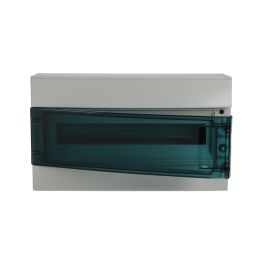 Abb-entrelec Mistral41f - Boîte Surface Mistrale 41 W 8 Modules Porte Transparente