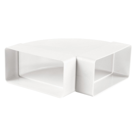 КОЛЯНО ХОРИЗОНТАЛНО 90° ПЛОСЪК ВЪЗДУХОВОД 110X55MM