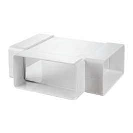 T-ОБРАЗНА PVC СНАДКА ЗА ПЛОСЪК ВЪЗДУХОВОД 110X55MM