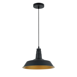 MATT PENDANT 1XE27 BLACK