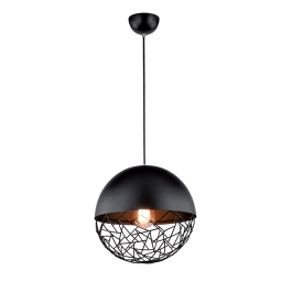 UNION PENDANT 1XE27 BLACK