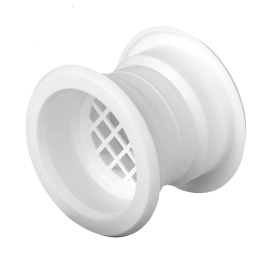 EL02-114 РЕШЕТКА ЗА ВРАТА Ф35-40MM, 6БР. БЯЛО