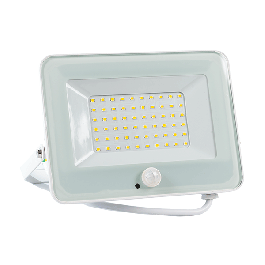 LED floodlight VEGA Slim 50W 3000K IP65 WH Sensor