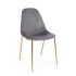 TERRY DARK GREY VELVET CHAIR