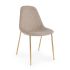 TERRY TAUPE VELVET CHAIR