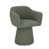 LOTTIE GREEN SWIVEL CHAIR