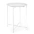 Folding table with removable tray WISSANT 46x52 cm. white