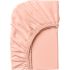 Fitted sheet DILIOS, 100% cotton jersey, 180/200/25 cm, peach