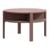 Round coffee table with shelf 75x75 cm TWO, Terakota 