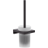 HG Toilet Brush Holder with Glass Insert, Addstoris, Black