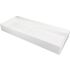 BLUR Basin, 800x400 mm, Alabaster, with Rosette