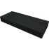 BLUR Basin, 800x400 mm, NERO, with Rosette
