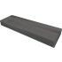 BLUR Basin, 1200x400 mm, Anthracite Metal, with Rosette