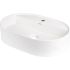 SILIA Basin with Tap Hole, Alabaster, 550x350 mm