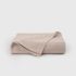 Flat sheet DILIOS Seville Lux, 240/260 cm, striped, sand grey