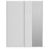 Гардероб EIGHT с плъзгащи врати и огледало, 180 см, бял