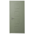 Interior Door with Frame EKASA INCONTRI IN-RING 100x240х12 cm, with Hinges, Magnetic Lock, Olive Green