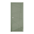 Interior Door with Frame EKASA INCONTRI STELLA 80x210х12 cm, with Hinges, Magnetic Lock, Olive Green