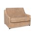 Convertible armchair NIGHT, with everyday sleeping mechanism, Beige