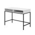 Ravenna F Vanity desk 1S painted milled MDF white matt/black