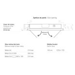 Ceiling cooker hood E-250 130cm V.2450 EXT thumbnail