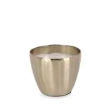 Decorative candle CHISEL 9,5x8,5 cm. gold thumbnail