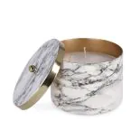 Decorative candle MARSHA 13,5x10cm white thumbnail