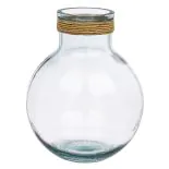 Decorative vase ROTANG 25x34,5 cm. transparent thumbnail