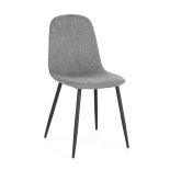 Chair IRELIA 52,5x42,5x90cm dark grey Ecru thumbnail